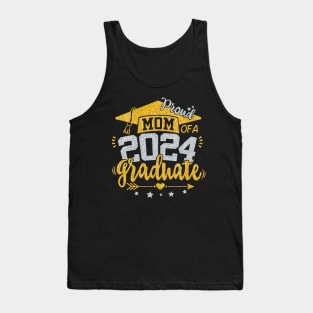 Mom Senior 2024 Proud Mom of a Class of 2024 Graduate Mother Tank Top